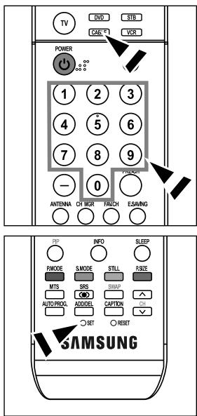 SAMSUNG LN-S2641D - Configuration de la télécommande pour faire fonctionner votre magnétoscope - 1
