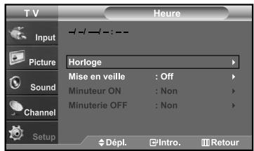 SAMSUNG LN-S2641D - Régler l'horloge - 2