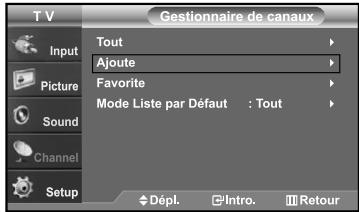 SAMSUNG LN-S2641D - Configuration de vos chaînes favorites - 2