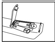SAMSUNG LN-S2641D - Insertion des piles dans la télécommande - 2