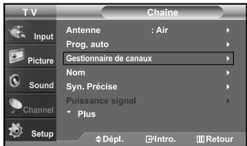 SAMSUNG LN-S2641D - Configuration de vos chaînes favorites - 6
