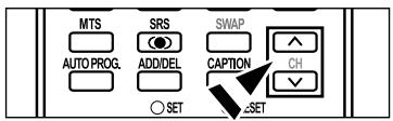 SAMSUNG LN-S2641D - Changer la chaîne de la fenêtre ISI - 2