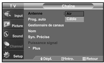 SAMSUNG LN-S2641D - Sélection de l'antenne - 1