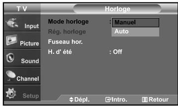 SAMSUNG LN-S2641D - Régler l'horloge - 4