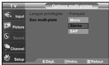 SAMSUNG LN-S2641D - Mode audio multipistes - 2