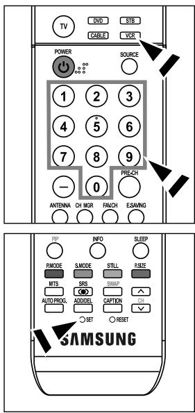 SAMSUNG LN-S2641D - Programmation de la télécommande - 1