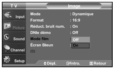 SAMSUNG LN-S2641D - Réglage du mode d'écran bleu - 4