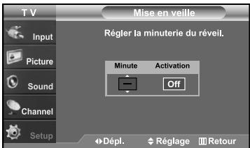 SAMSUNG LN-S2641D - Paramétrer le minuteur - 2