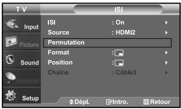SAMSUNG LN-S2641D - Pour permuter entre le contenu de la fenêtre ISI et l'image principale - 1