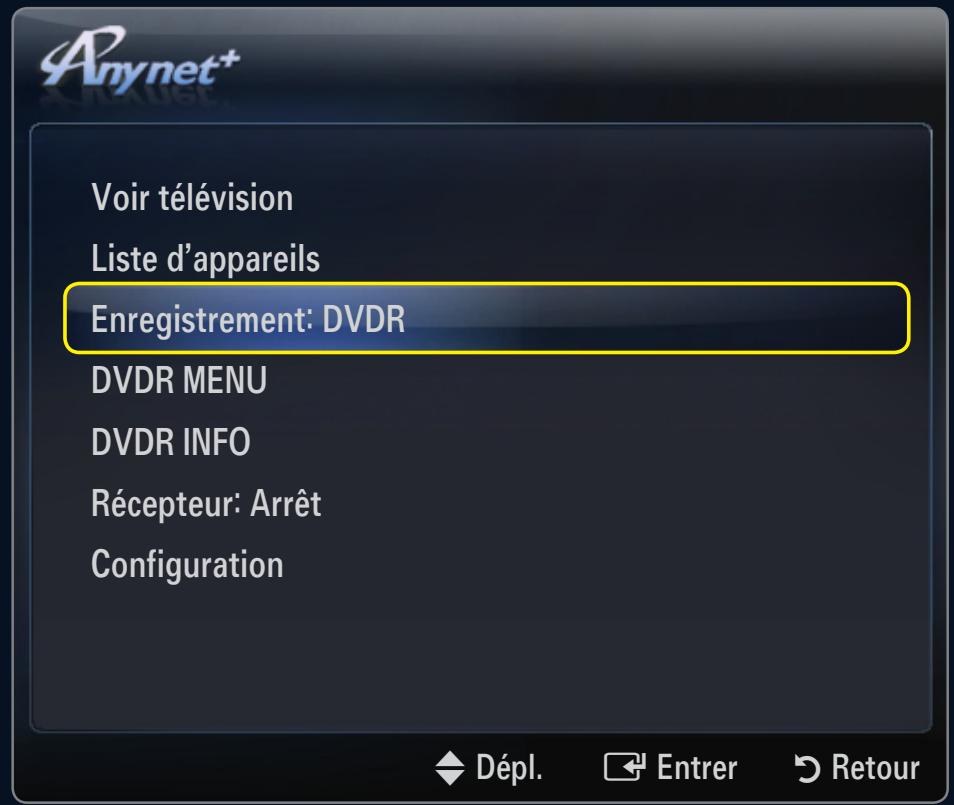 SAMSUNG LE40B554M2W - Commutation entre périphériques Anynet+ - 1