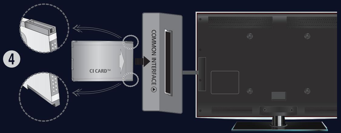 SAMSUNG LE40B554M2W - Présentation du panneau de branchement - 2