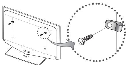 SAMSUNG LE40C650L1W - Pour éviter toute chute du téléviseur - 7