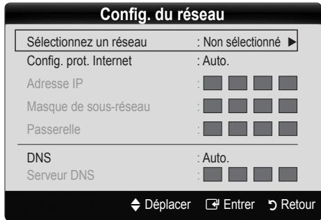 SAMSUNG LE40C650L1W - Configuration à l'aide de la méthode PBC (WPS) - 1