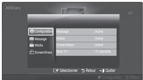 SAMSUNG LE40C650L1W - Configuration - 1