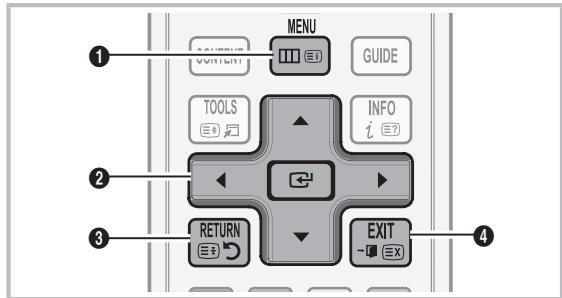 SAMSUNG LE40C650L1W - Navigation dans les menus - 1