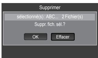 SAMSUNG LN40A750 - Suppression de plusieurs fichiers films - 2