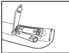 SAMSUNG LN40A750 - Insertion des piles dans la télécommande - 2