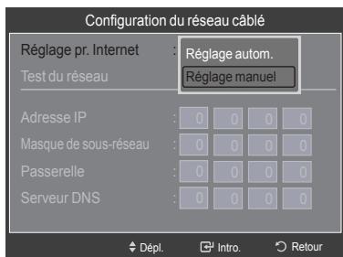 SAMSUNG LN40A750 - Réglage manuel - 2