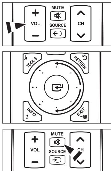 SAMSUNG LN40A750 - Utilisation de la fonction MUTE - 1