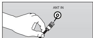 SAMSUNG LN40A750 - Antennes avec Câble rond de 75 Ω - 1