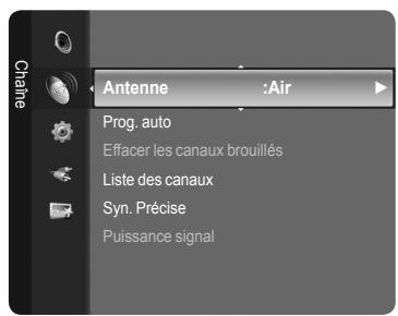 SAMSUNG LN40A750 - Selection de la source du signal video - 1