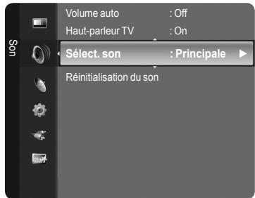 SAMSUNG LN40A750 - Activation et désactivation des haut-parleurs - 3