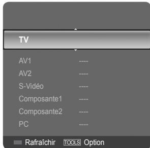 SAMSUNG LN40A750 - Pour selectionner la source - 2
