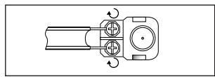 SAMSUNG LN40A750 - Antennes avec Câble bipolaire plat de 300 Ω - 1