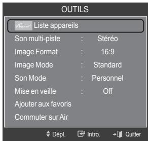 SAMSUNG LN40A750 - Visualisation des menus - 5