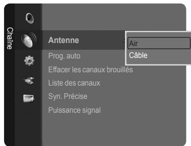 SAMSUNG LN40A750 - Selection de la source du signal video - 2