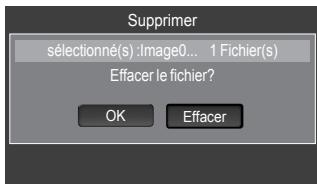 SAMSUNG LN40A750 - Suppression d'un fichier photo - 2