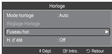 SAMSUNG LN40A750 - Option 2: Réglage Automatiquement de l'horloge - 3