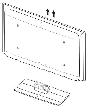 SAMSUNG LN40A750 - Démonter la base - 2