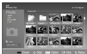 SAMSUNG LN40B540P8F - La liste PHOTO (JPEG) - 2