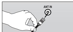 SAMSUNG LN40B540P8F - Antennes avec câble rond de 75 Ω - 1