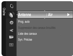 SAMSUNG LN40B540P8F - Antenne → air / câble - 1