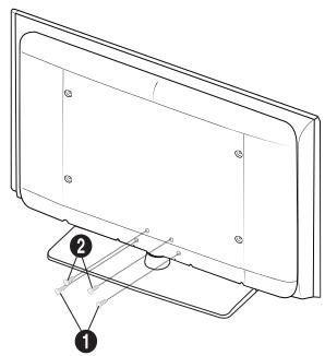 SAMSUNG LN40B540P8F - Installation du support - 2