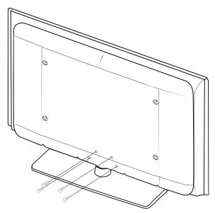 SAMSUNG LN40B540P8F - Retrait du support - 1