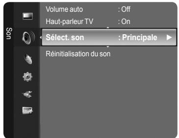 SAMSUNG LN46A750 - Activation du son de l'image (ISI) secondaire - 1