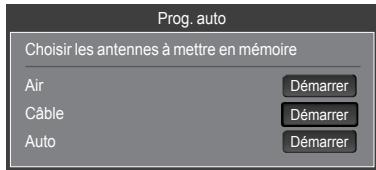 SAMSUNG LN46A750 - Enregistrement des canal dans la mémoire (méthode automatique) - 2