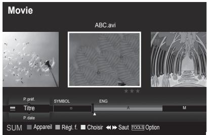 SAMSUNG LN46A750 - Lecture d'un fichier film - 1