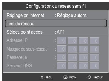 SAMSUNG LN46A750 - Test du réseau - 2