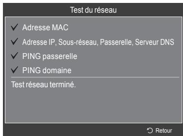 SAMSUNG LN46A750 - Impossible de se connecter à un réseau sans fil - 1