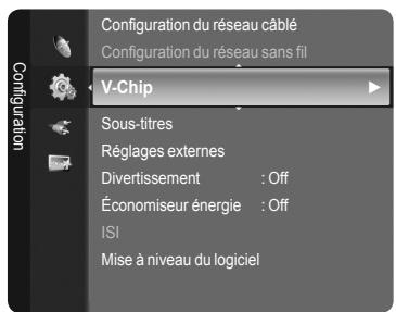 SAMSUNG LN46A750 - Réglage de votre numéro d'identification personnel (NIP) - 1