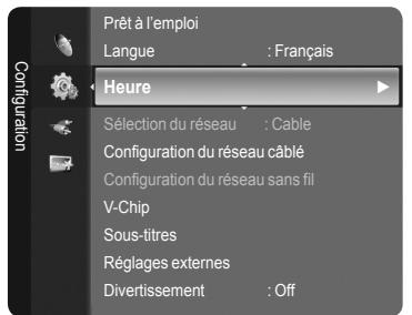 SAMSUNG LN46A750 - Réglage de la minuterie de mise en marche/arrêt - 1