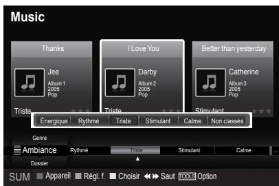 SAMSUNG LN46A750 - Modification de l'information sur l'ambiance - 4