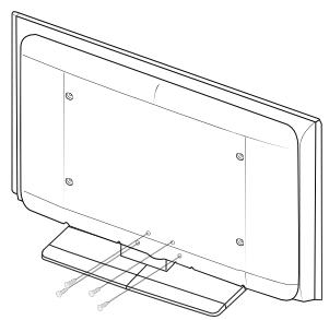 SAMSUNG LN46A750 - Démonter la base - 1