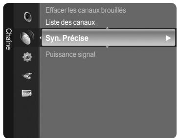 SAMSUNG LN46A750 - Syntonisation fine des chaînes analogiques - 1