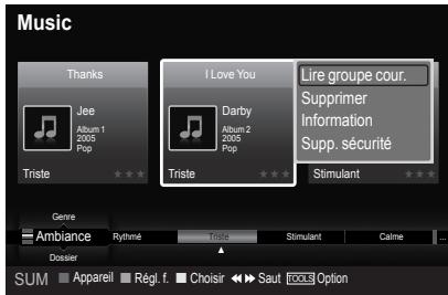 SAMSUNG LN46A750 - Modification de l'information sur l'ambiance - 3
