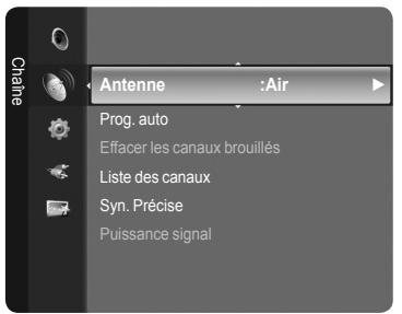 SAMSUNG LN46A750 - Sélection de la source du signal vidéo - 1